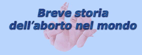 titolo breve storia dell'aborto nel mondo