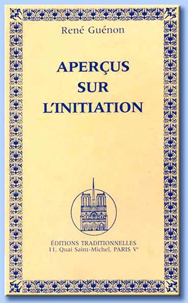 aperu sur l'initiation - ren gunon
