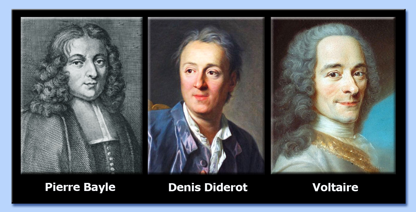 bayle - diderot - voltaire