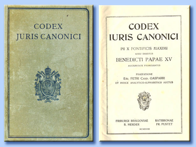 codice di diritto canonico 1917