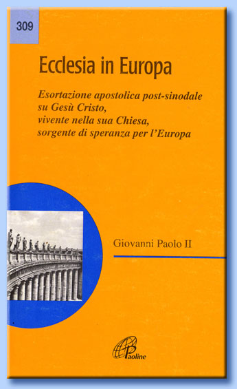 giovanni paolo II - ecclesia in europa