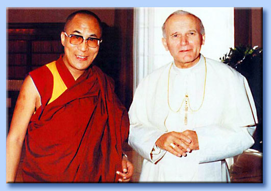 giovanni paolo II - dalai lama