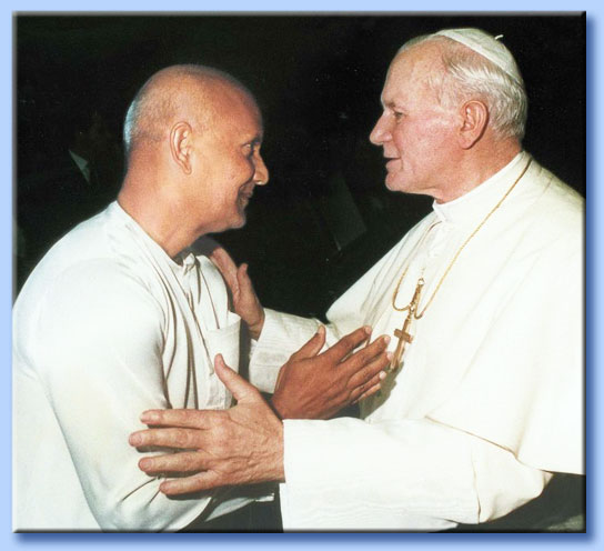 giovanni paolo II - sri chinmoy