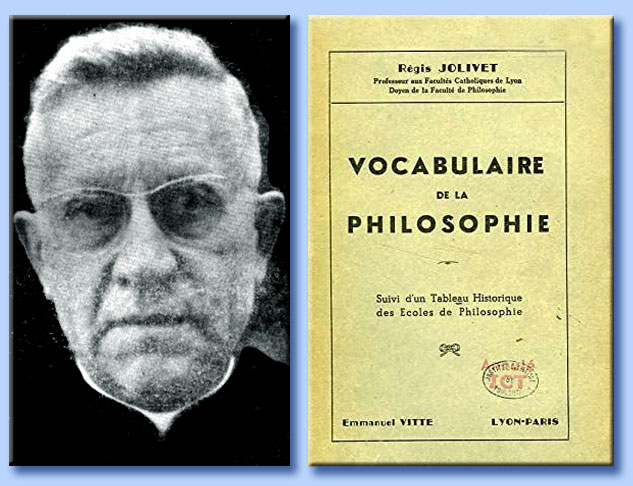 regis jolivet - vocabulaire de la philosophie