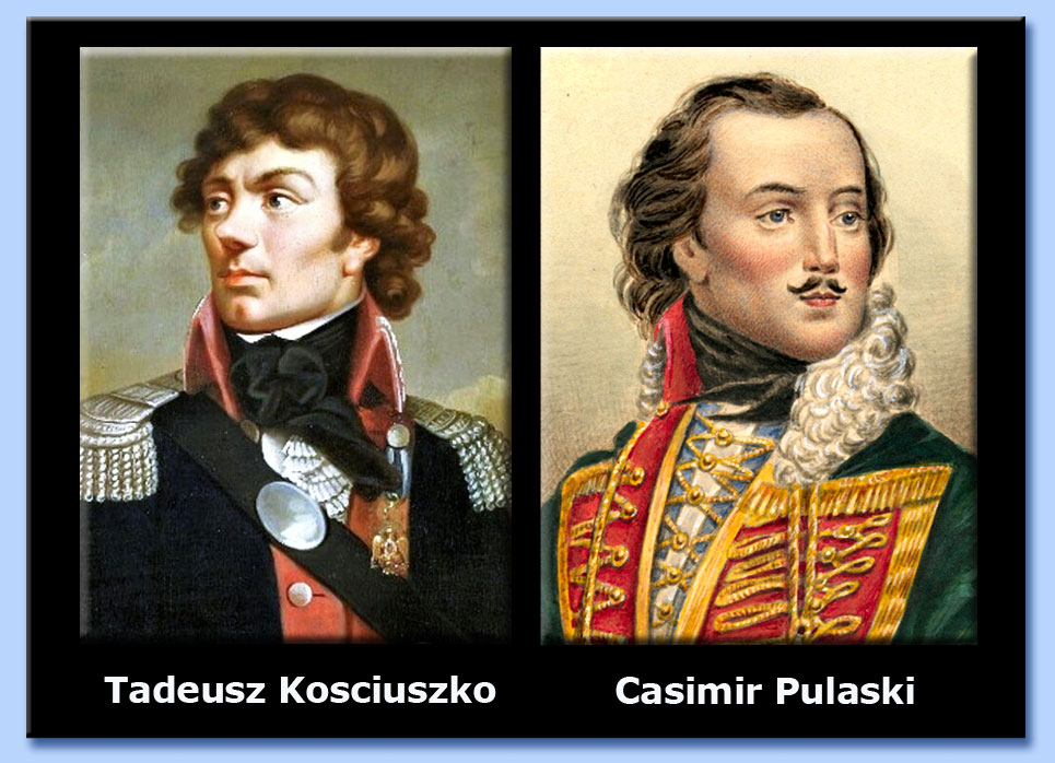 tadeusz kosciuszko - casimir pulaski