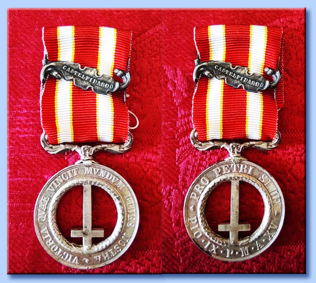 medaglie pontificie di castelfidardo