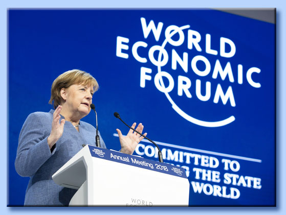 angela merkel - world economic forum