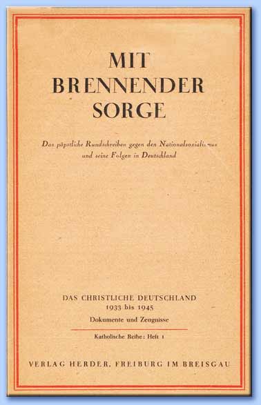 mit brennender sorge - pio XI