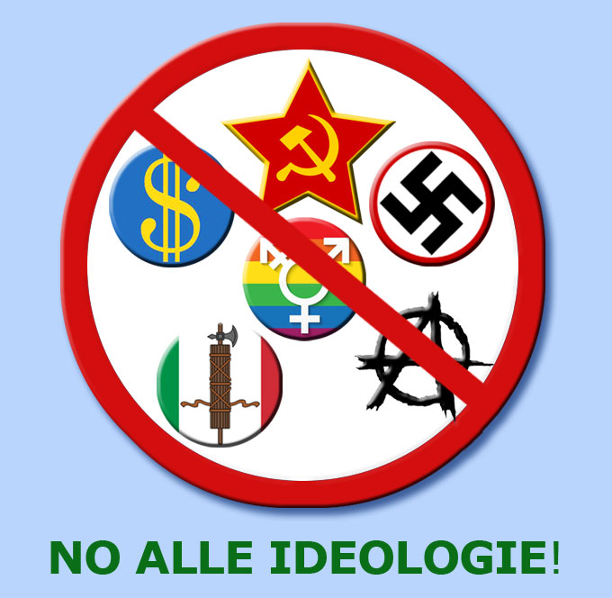 no alle ideologie