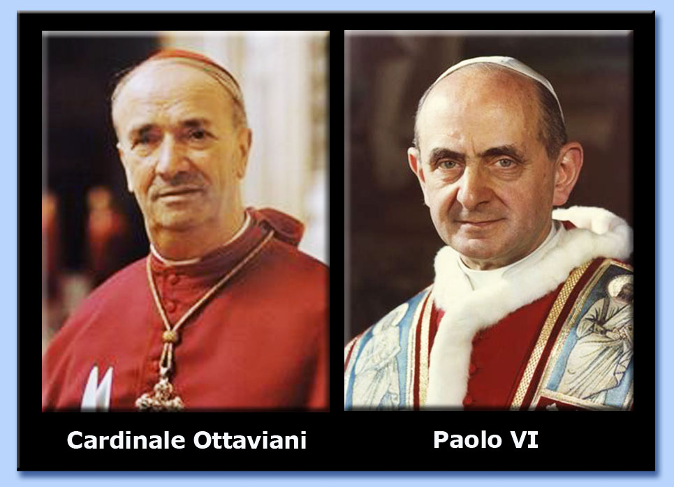 cardinale alfredo ottaviani - paolo VI