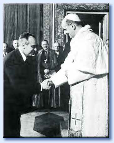 paolo vi - janos kadar
