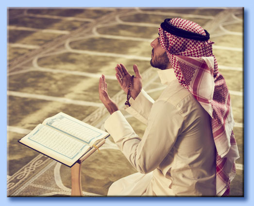 musulmano in preghiera