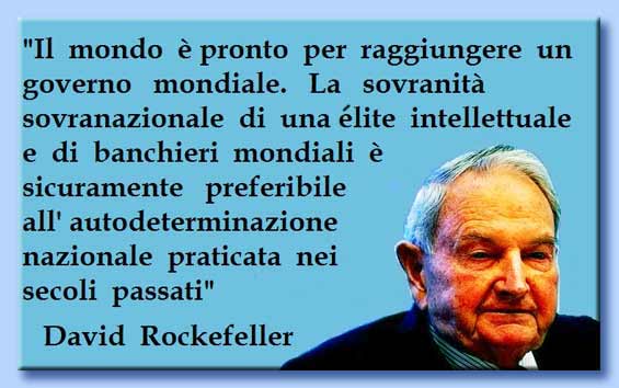 david rockefeller - governo mondiale