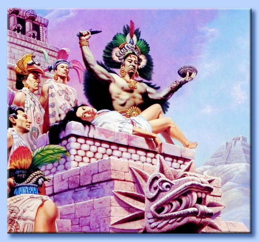 sacrificio umano - aztechi