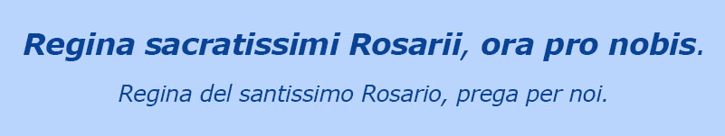 regina del santo rosario