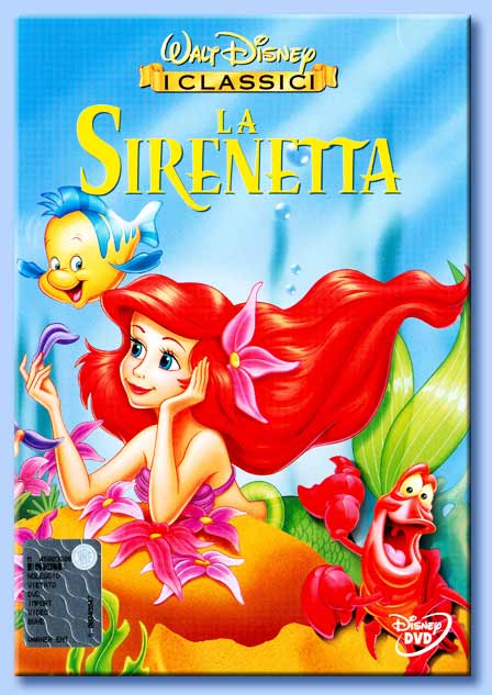 copertina dvd la sirenetta