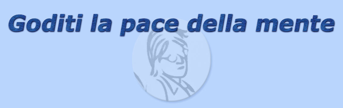 titolo goditi la pace della mente