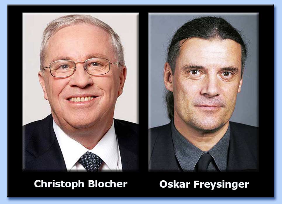 Christoph Blocher - oskar freysinger