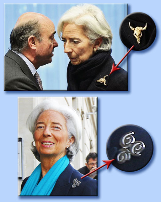 christine lagarde satanica
