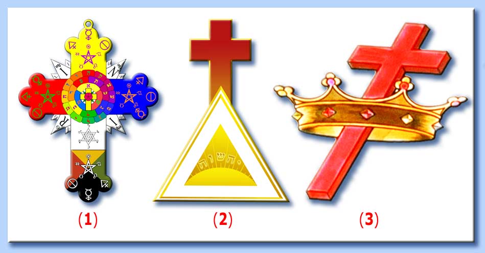 la croce cristiana usata dagli occultisti