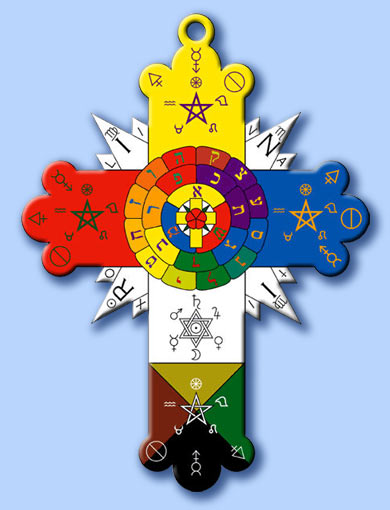 croce dell'ordo templi orientis e della golden dawn