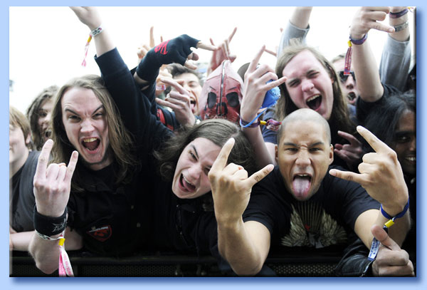 heavy metal fans