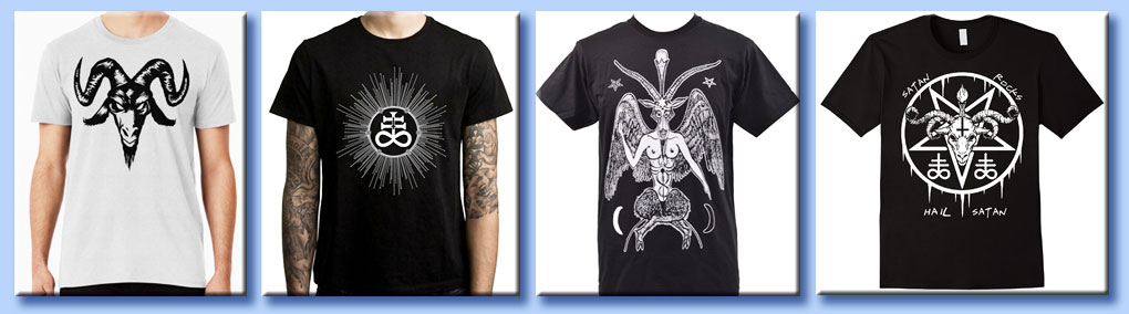 t-shirt sataniche