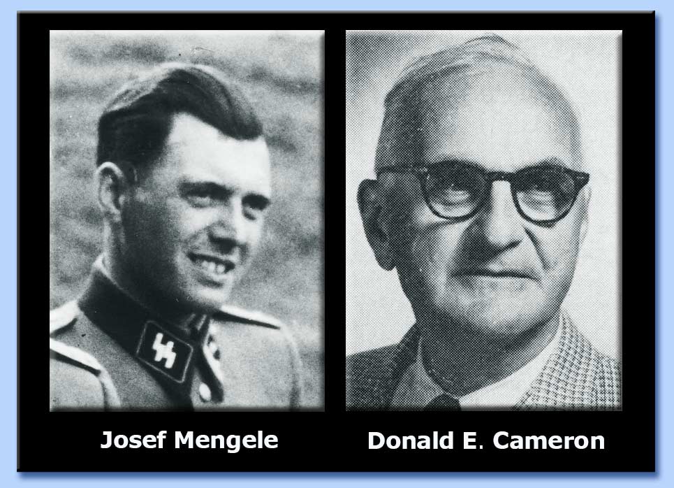 josef mengele - donald ewen cameron