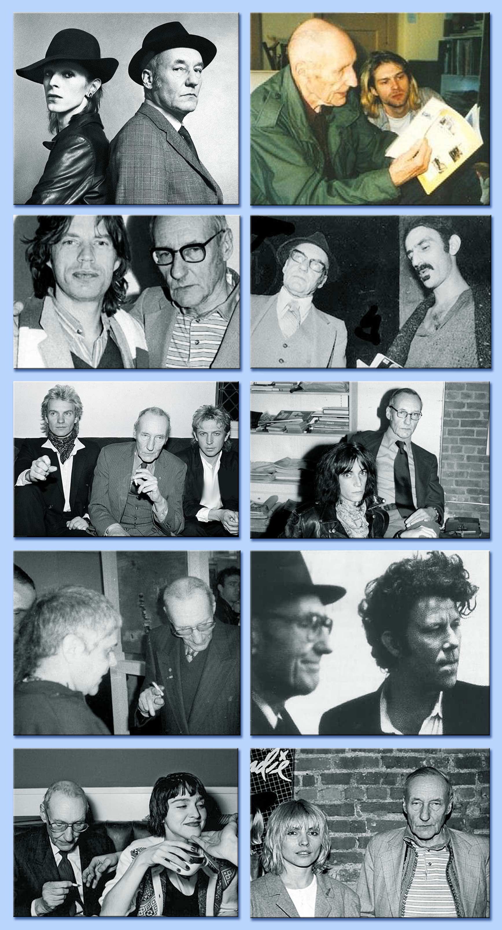 william burroughs & rockstars