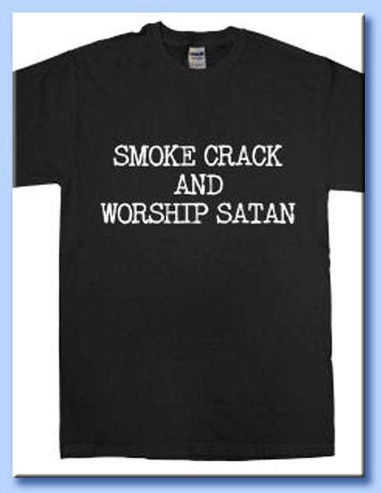 maglietta satanica
