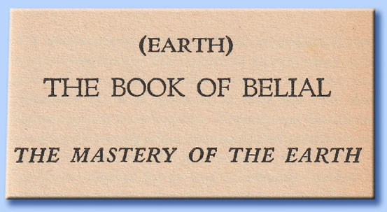 the book of belial