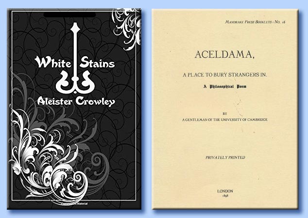aceldama - white stains - aleister crowley