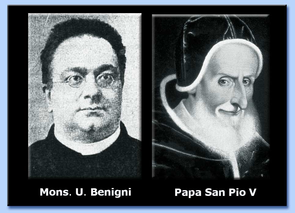 mons. umberto benigni - papa san pio V