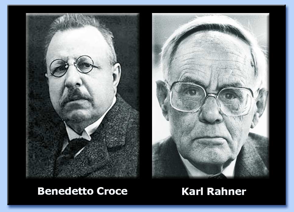 benedetto croce - karl rahner