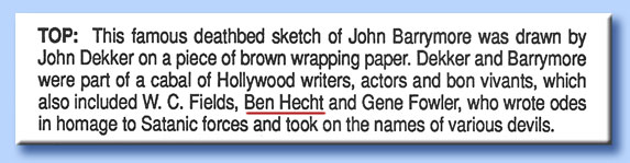 ben hecht satanista