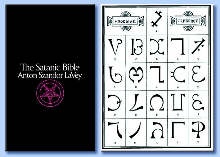 the satanic bible - alfabeto enochiano