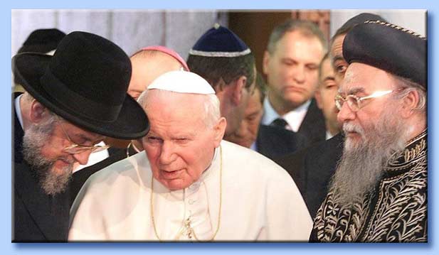giovanni paolo II - rabbini in israele