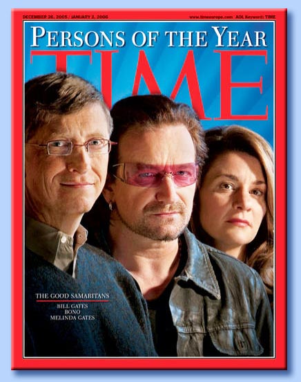 bono vox, bill melinda gates