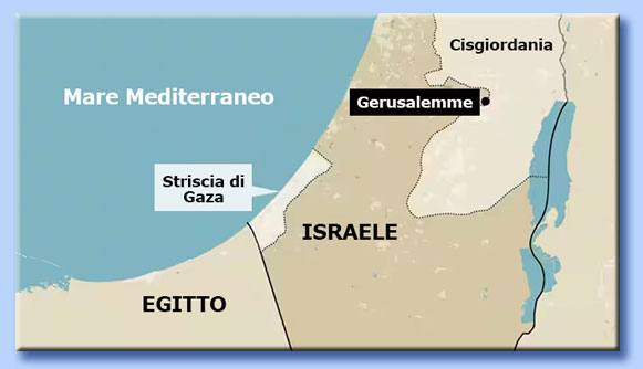 cartina medio oriente