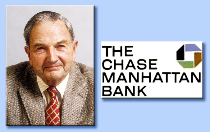 david rockefeller - chase manhattan bank