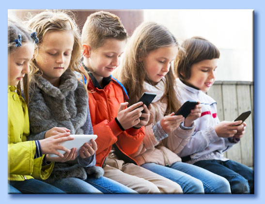 bambini dipendenza da smartphone