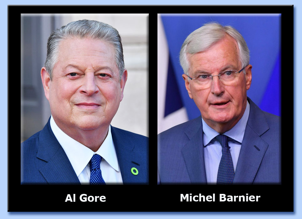 al gore - michel barnier