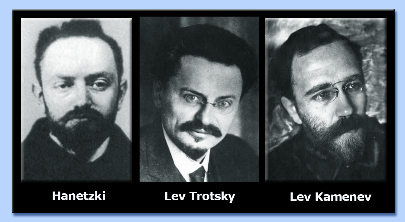 hanetzki - trotsky -  kamenev 