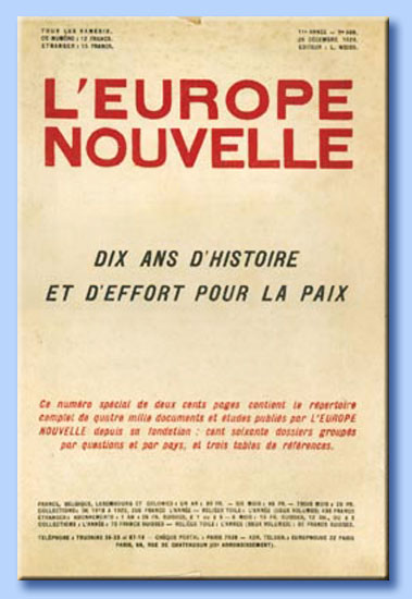 L'europe nouvelle