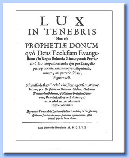 lux in tenebris - comenius