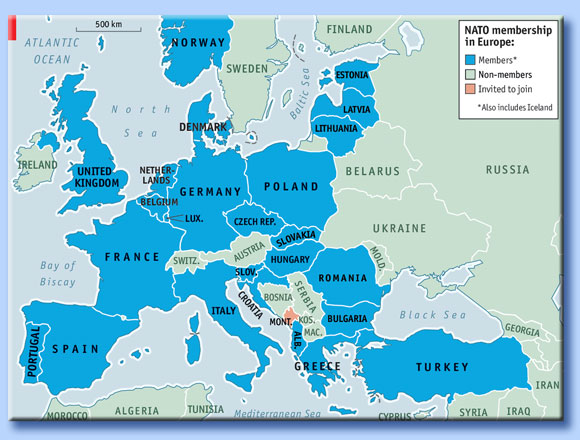 la nato in europa