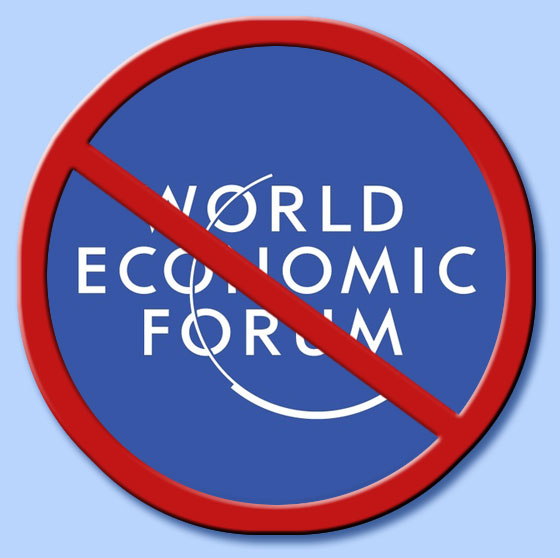 no al world economic forum