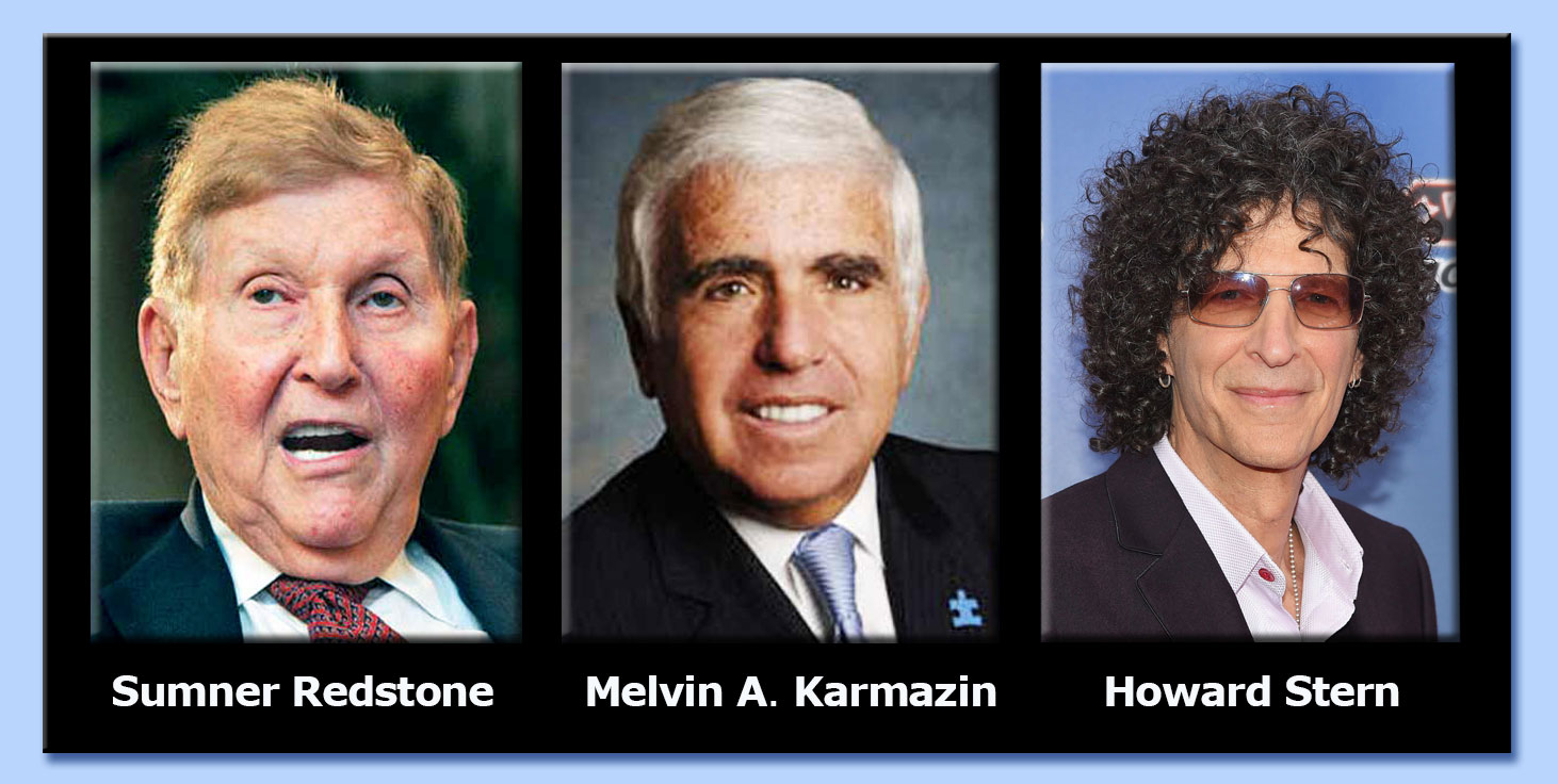 sumner redstone - melvin a. karmazin - howard stern