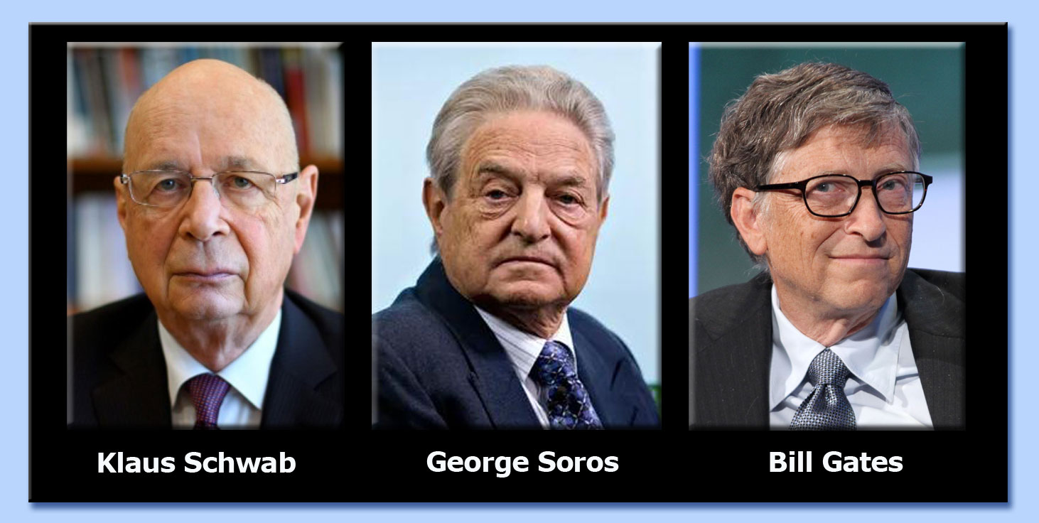 klaus schwab - george soros - bill gates