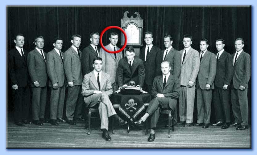 skull and bones - george walker bush